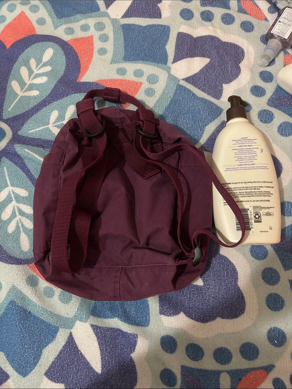 Fjallraven Kanken Mini Backpack in Plum